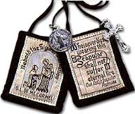 Brown Scapular of Our Lady of Mount Carmel. Mine looks like this one!